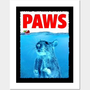 Paws Whisker-tastic Rat Tee Rodent Revolution Attire Posters and Art